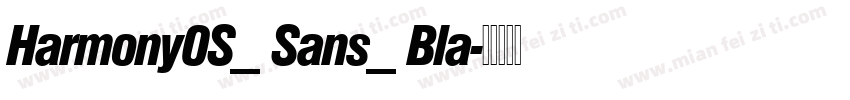 Harmony0S_ Sans_ Bla字体转换